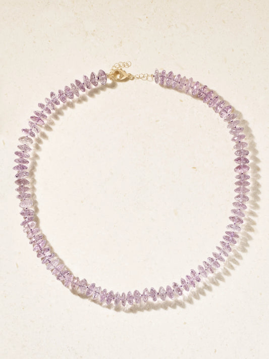 JIA JIA Candy 14-karat Gold Amethyst Necklace
