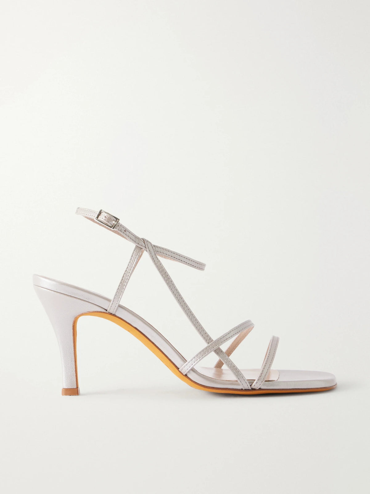 Maryam Nassir Zadeh Irene 78 Metallic-leather Sandals