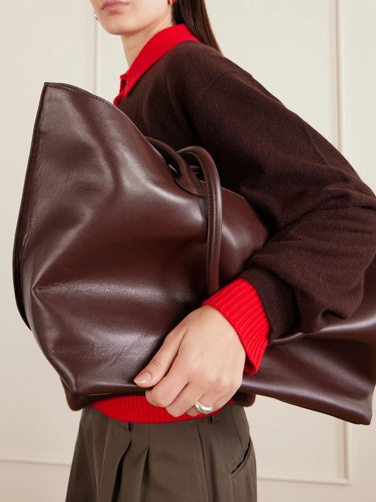 The Eva Weekend Leather Tote