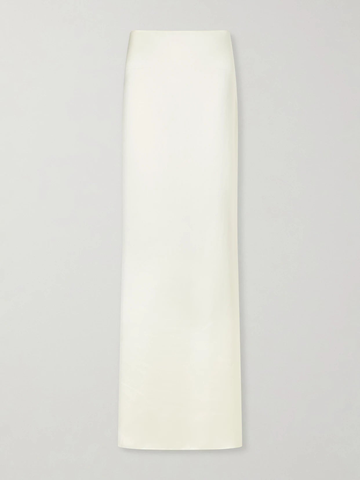 Lace-trimmed Silk-satin Maxi Skirt