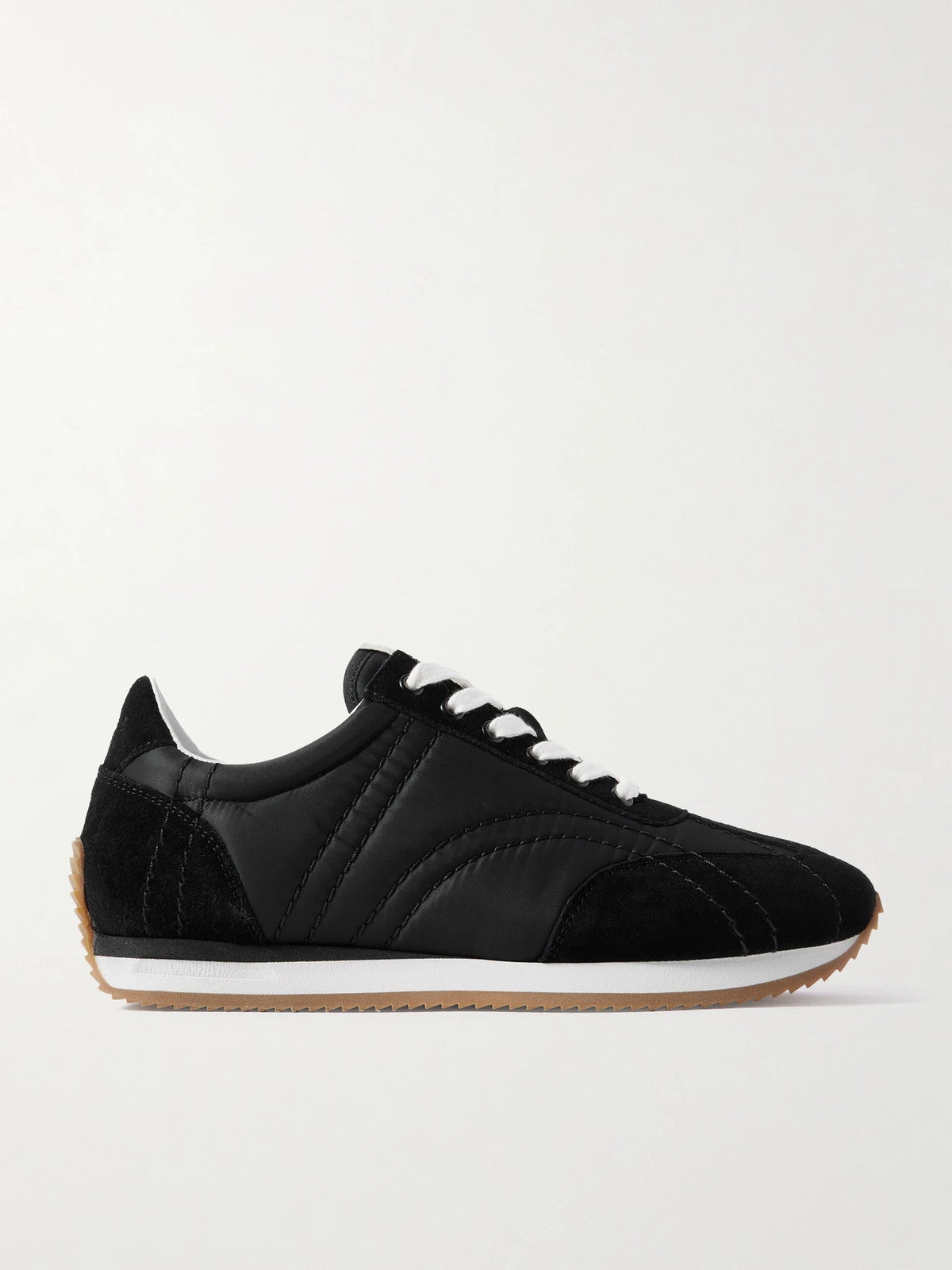 Sport Suede-trimmed Shell Sneakers