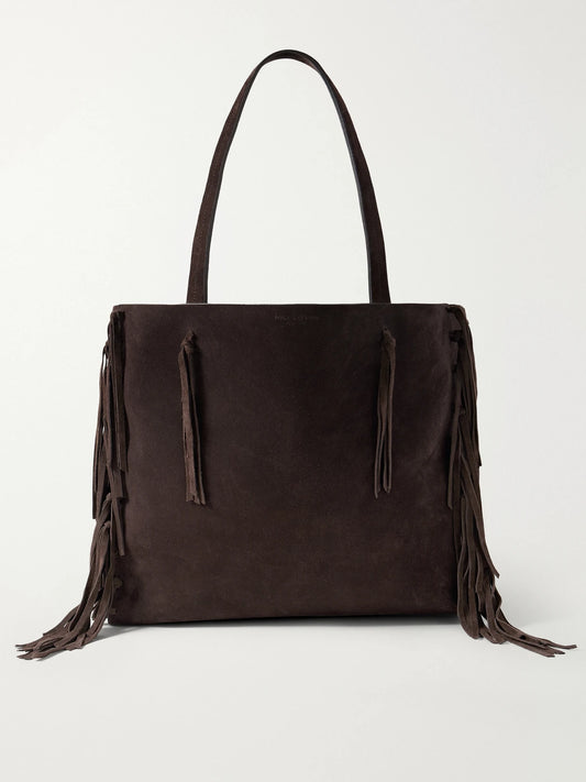 Joni Fringed Suede Tote