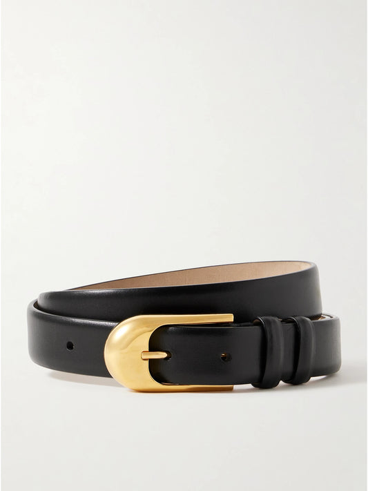 KHAITE Dome Leather Belt