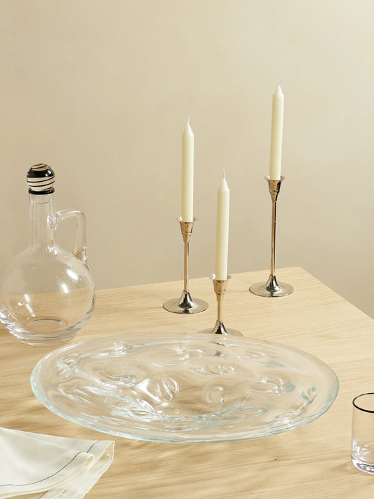 Image of Decor. Product name - + Sophia Roe S. r Collection Glass Tray in Clear colour by brand - LOUISE ROE