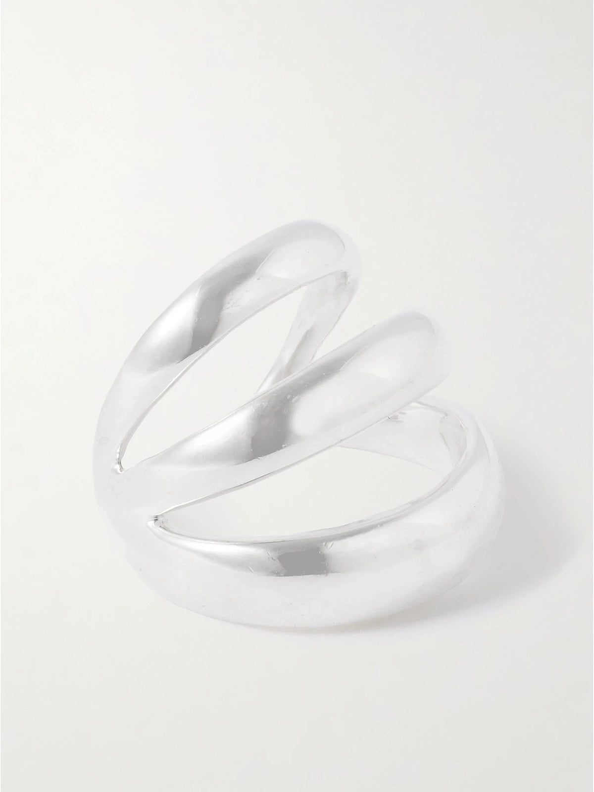 Triple Silver Ear Cuff