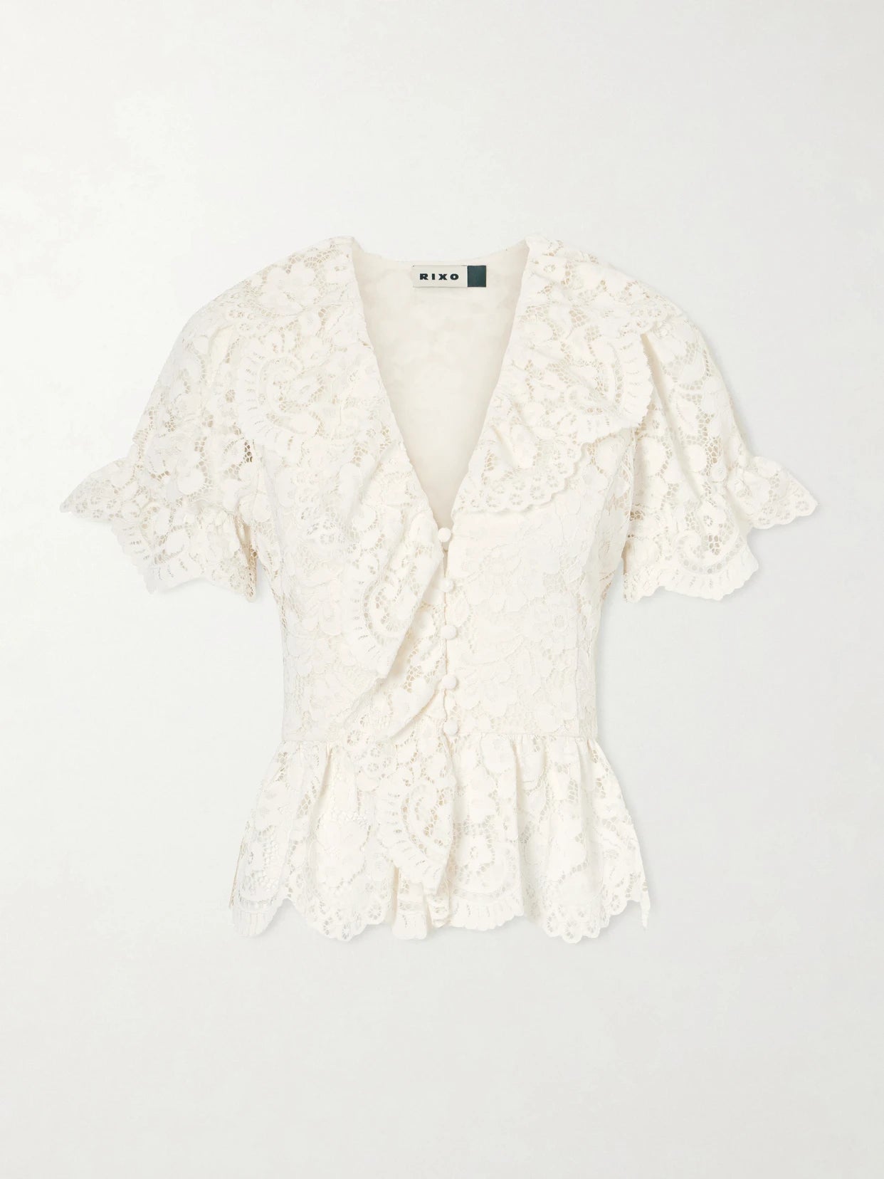 Dollie Ruffled Lace Blouse