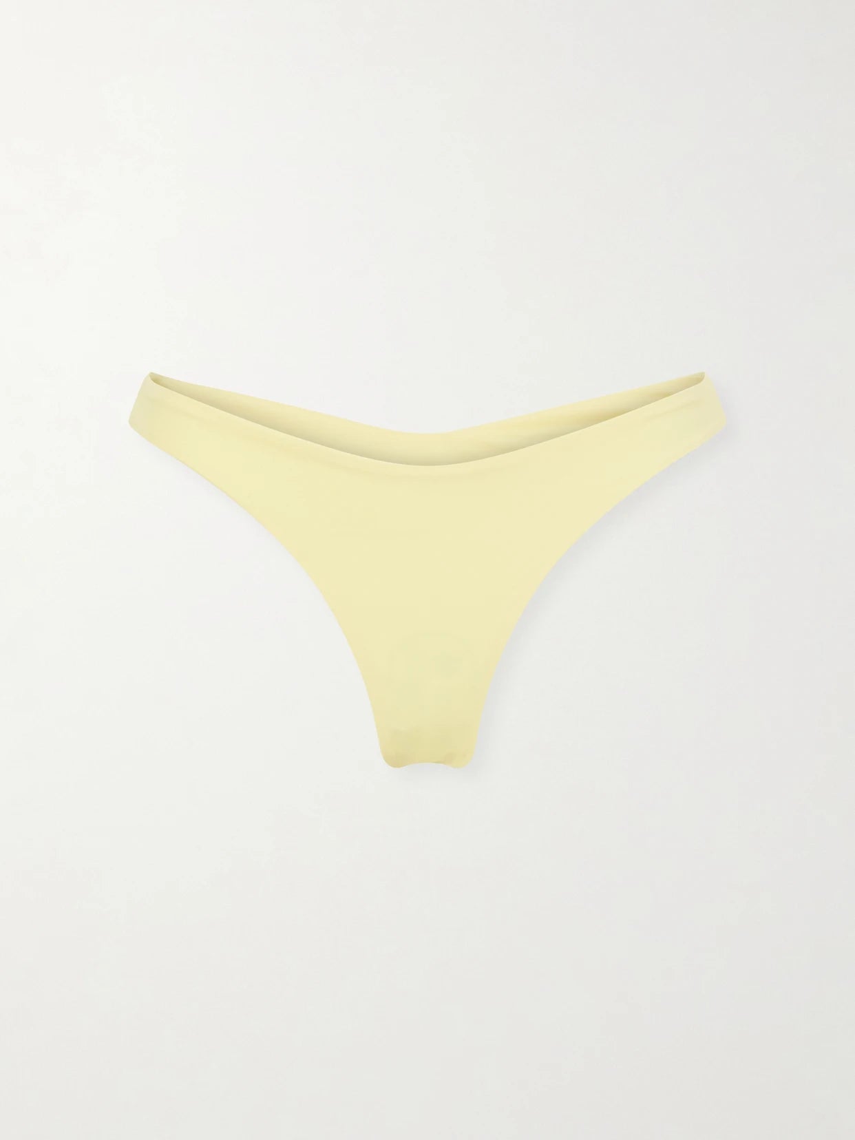 Image of Swimwear. Product name - Fiji Recycled Stretch Bikini Briefs in Yellow colour by brand - Away That Day