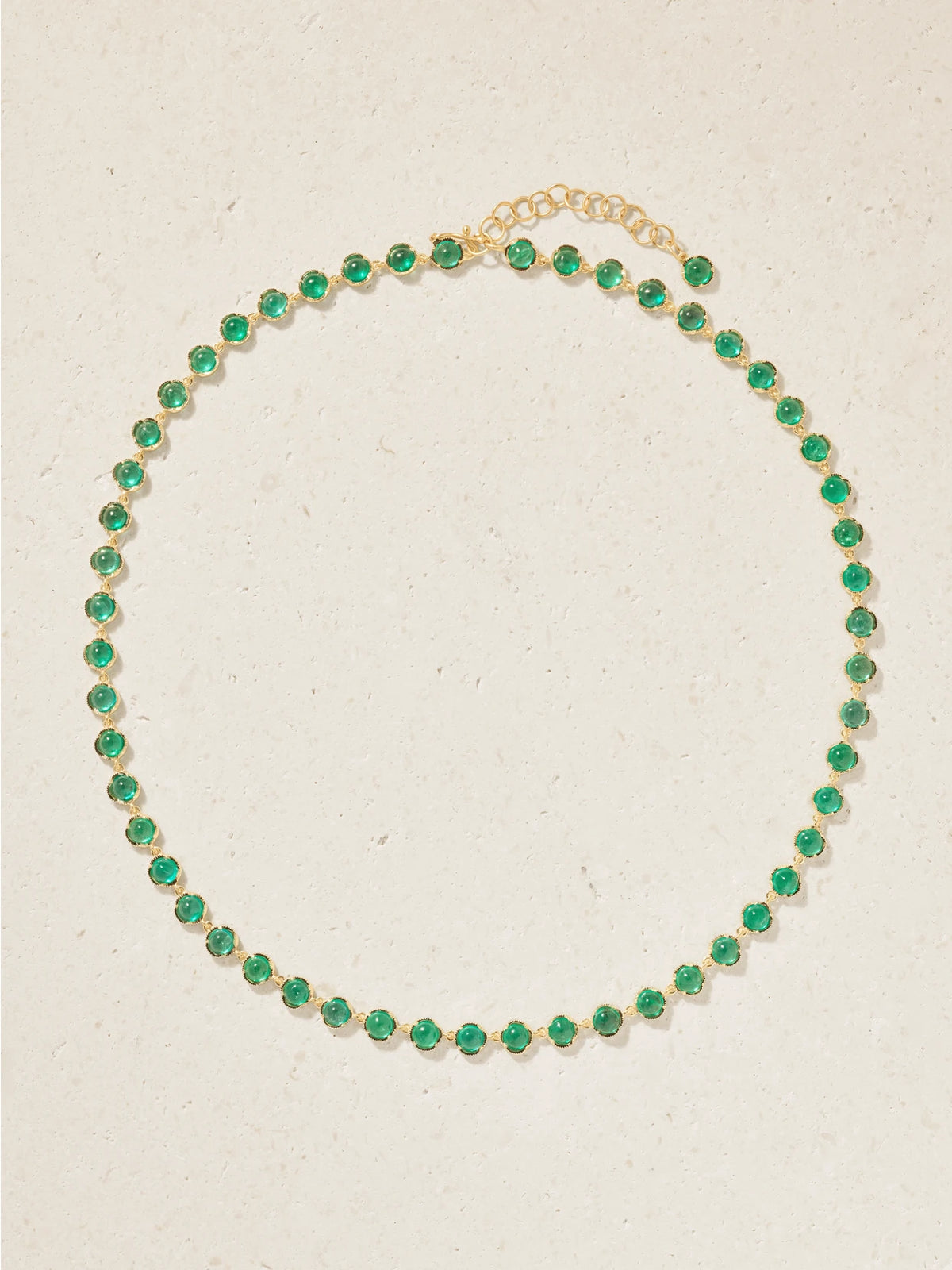 18-karat Gold Emerald Necklace