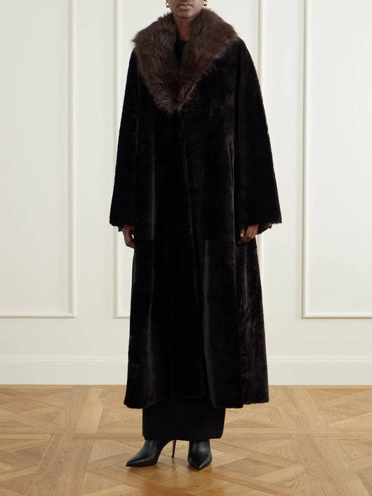 Nour Hammour Astoria Shearling Coat