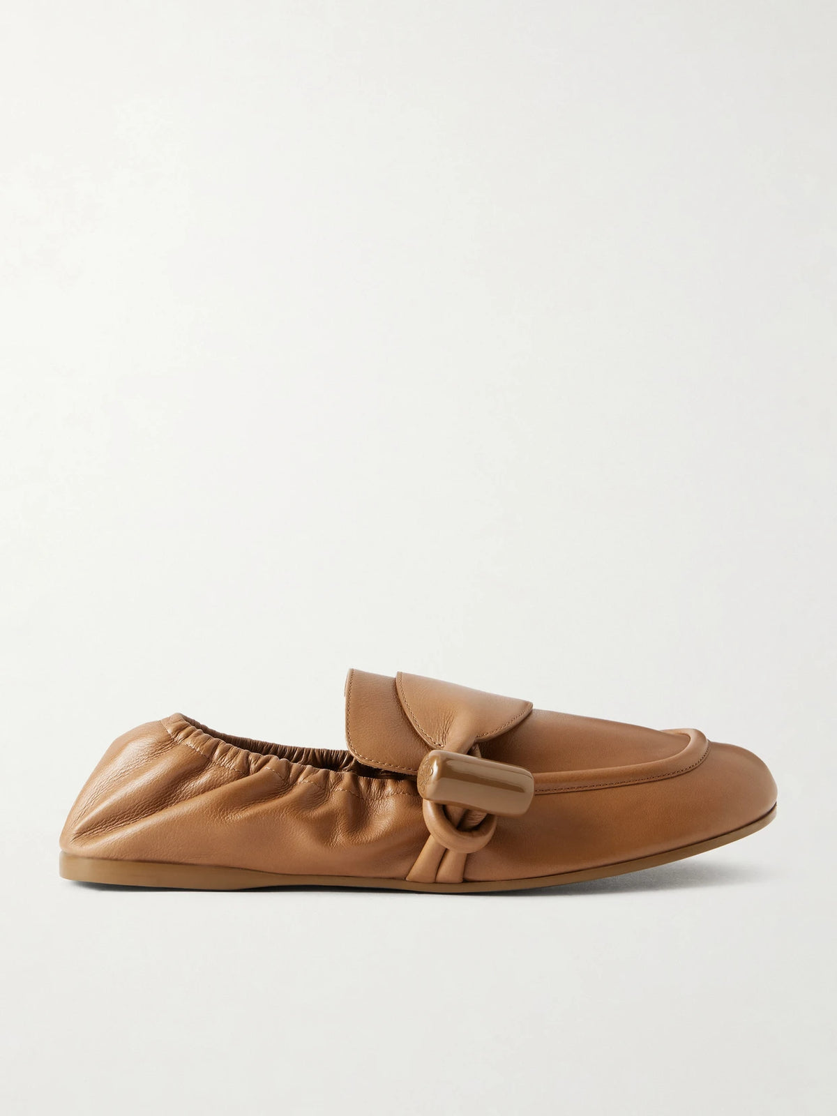 Toggle Leather Loafers