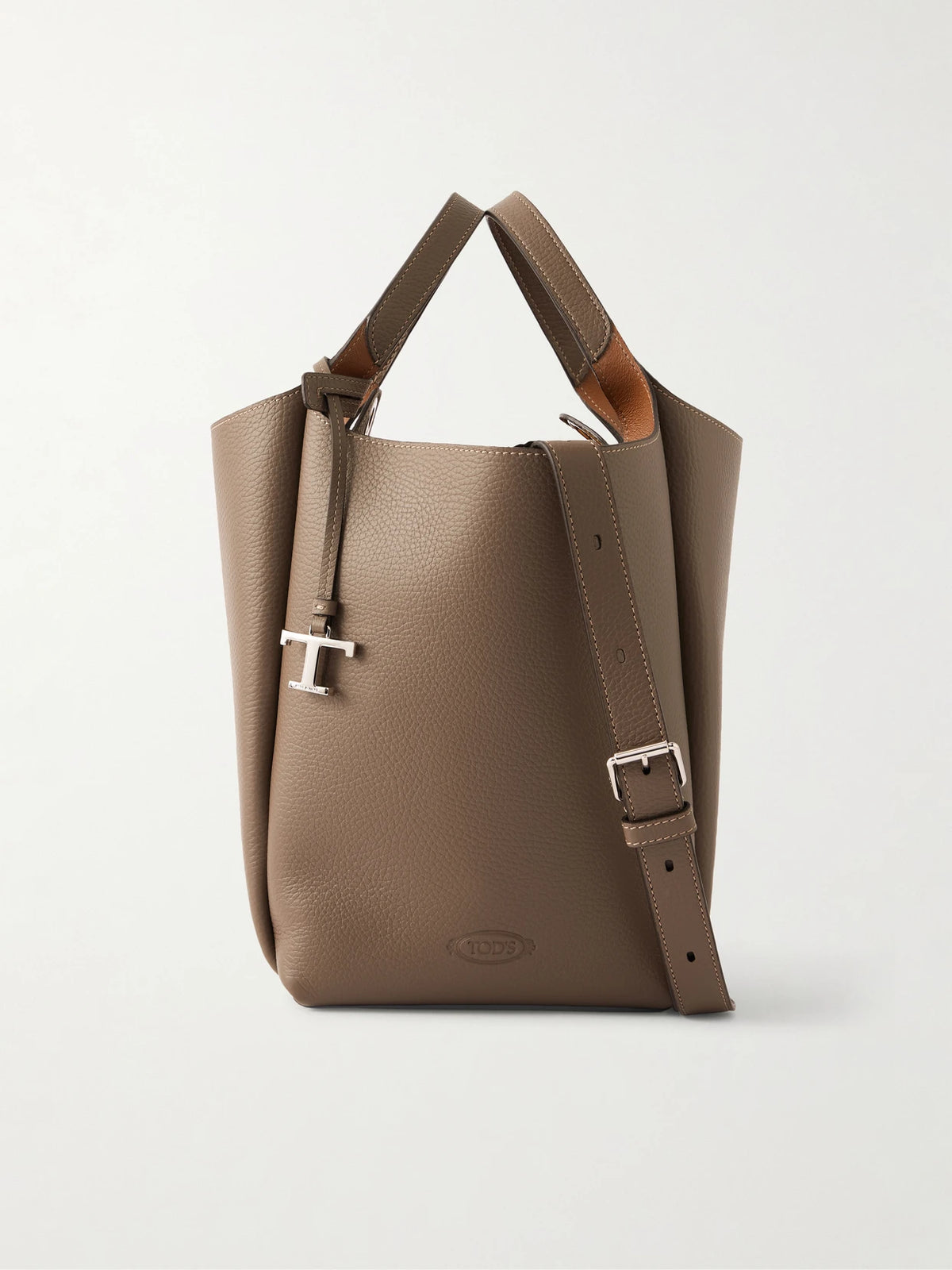 Secchiello Small Leather Bag