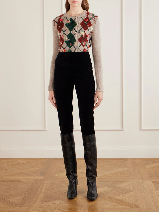 Image of Boots. Product name - Marlene 85 Leather Knee Boots in Black colour by brand - KHAITE