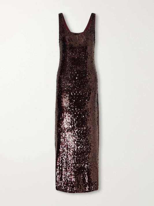 SIMKHAI Sequined Maxi Dress