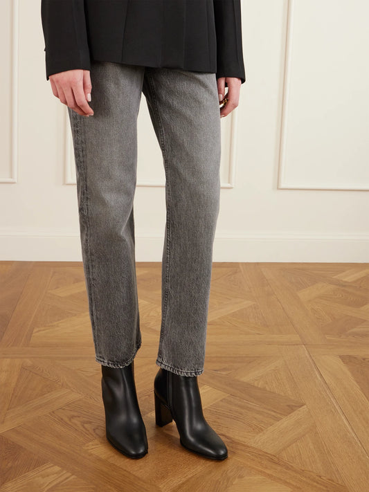 Vitello Glove 85 Leather Ankle Boots