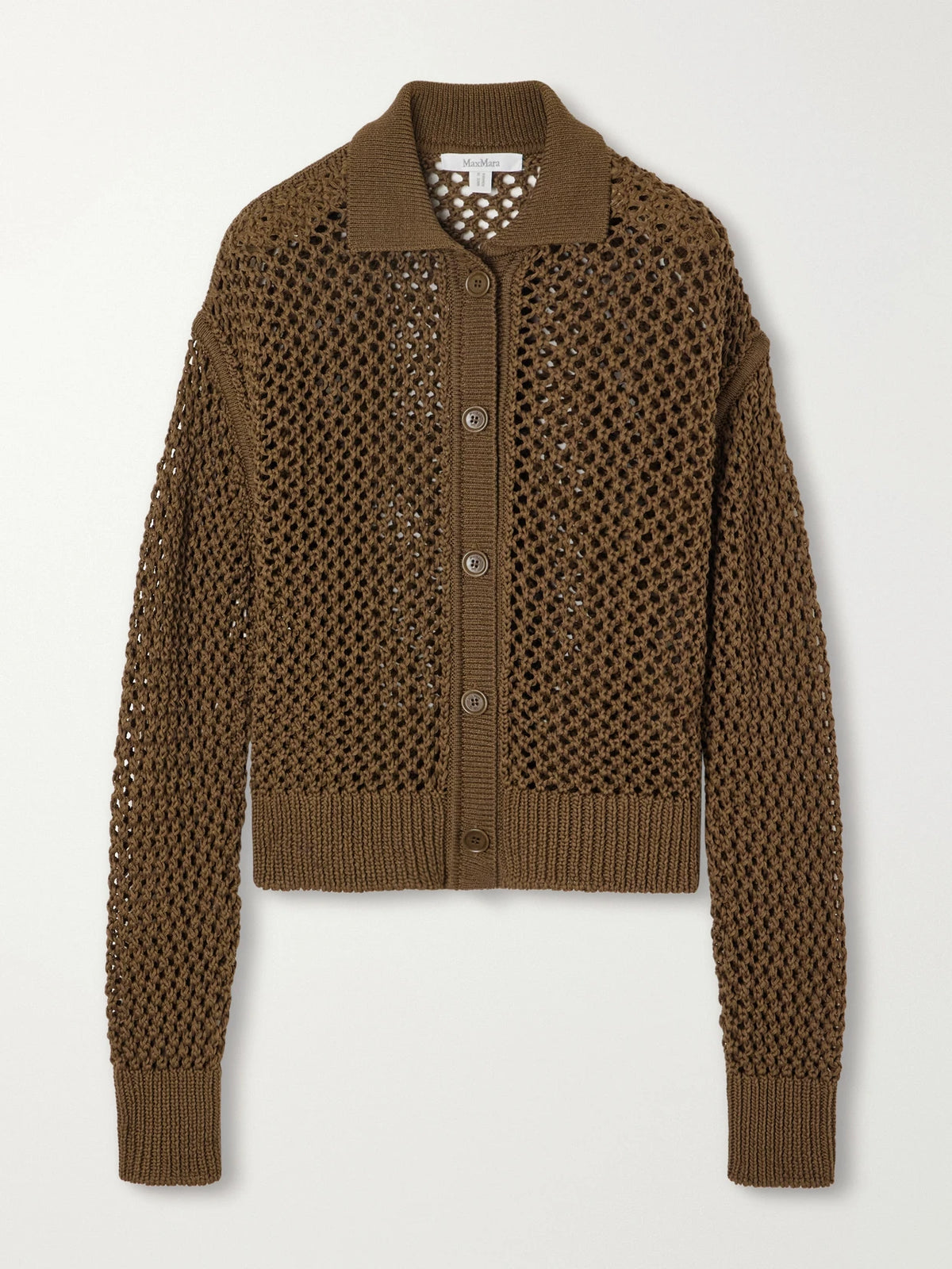 Crocheted Cotton Cardigan