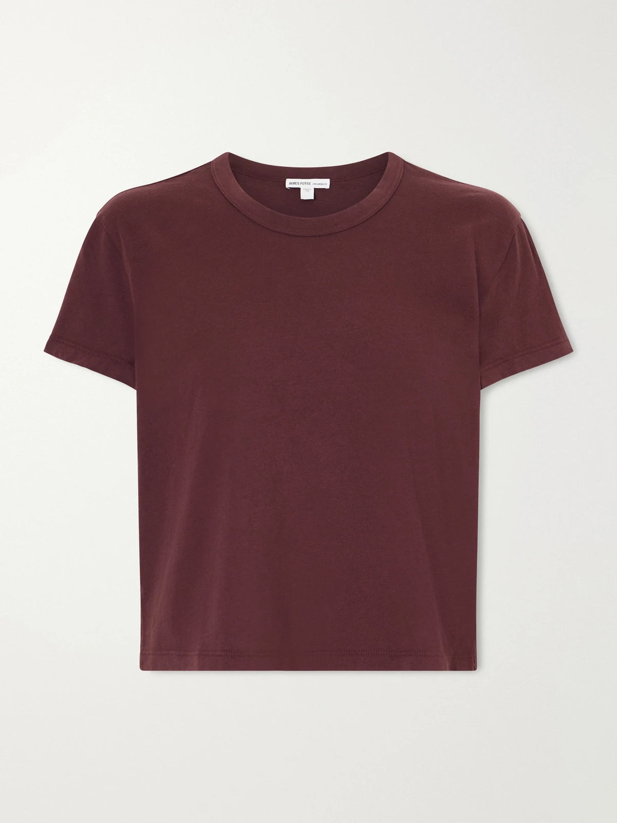 Cropped Cotton-jersey T-shirt