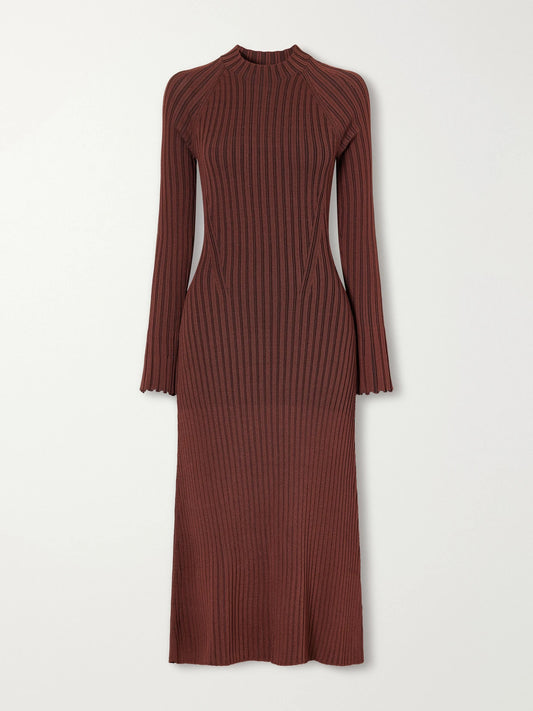 Proenza Schouler Roux Ribbed Midi Dress