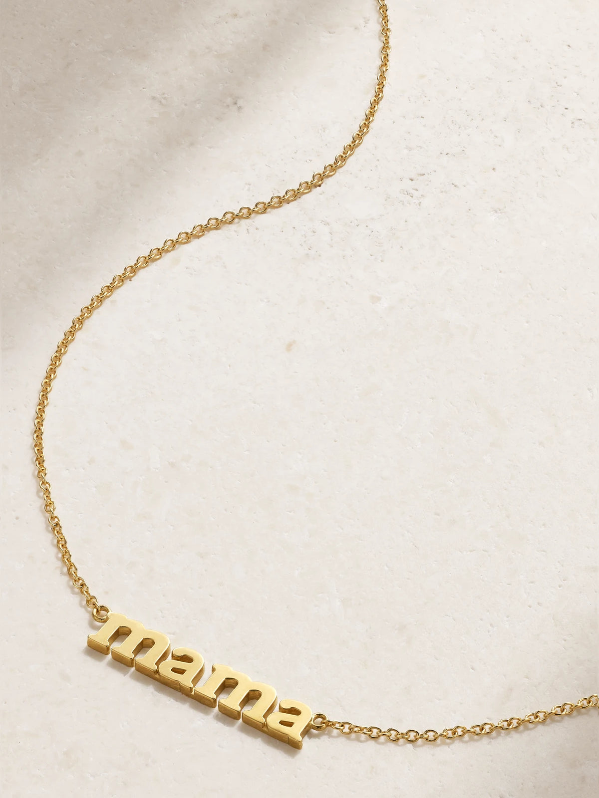 Mama 18-karat Gold Necklace