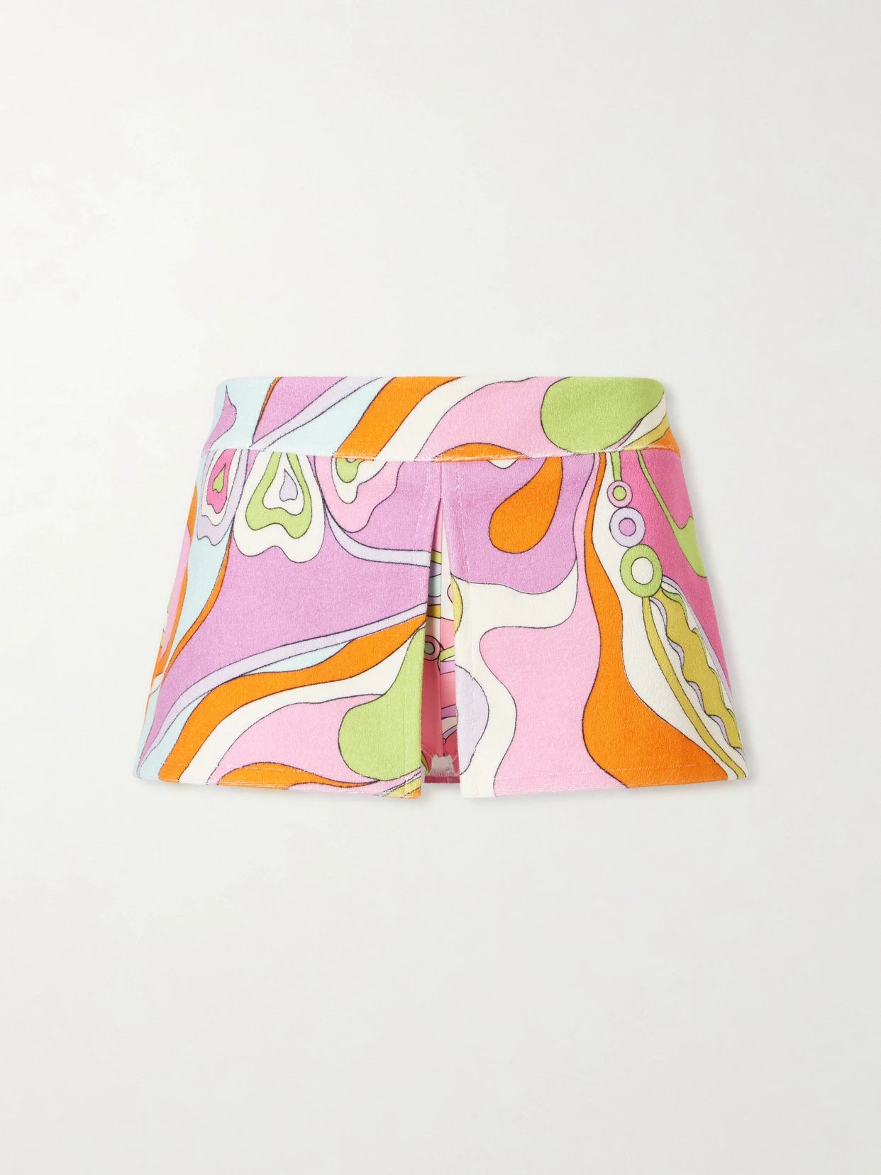 Printed Cotton-terry Shorts