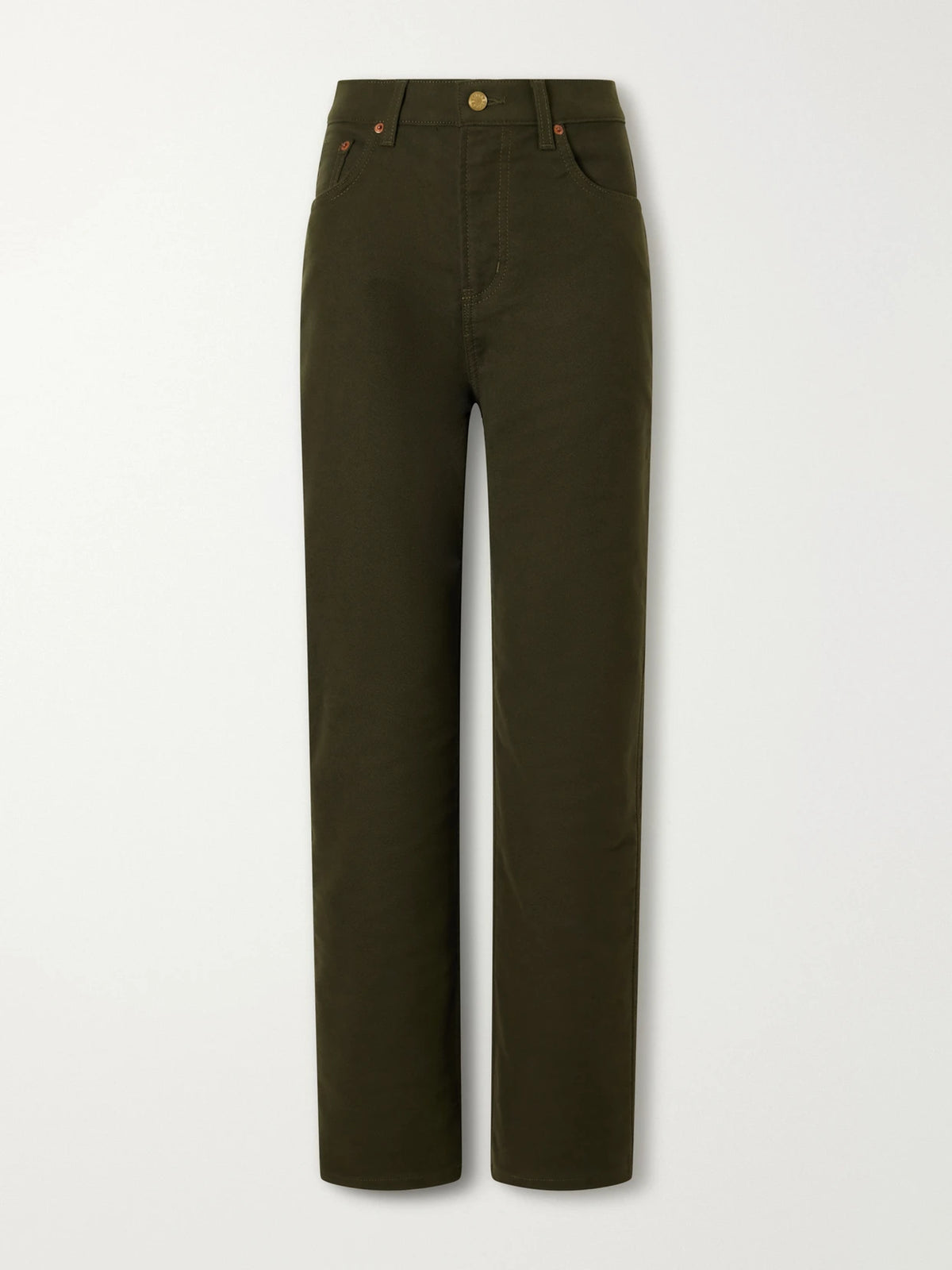 B SIDES Plein Mid-rise Straight-leg Jeans
