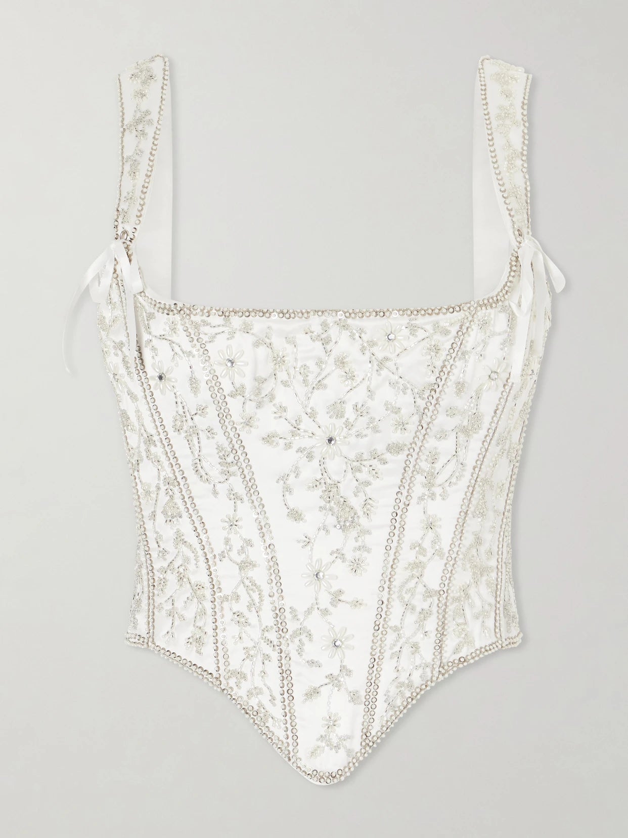 Brigitte Floral-embellished Corset
