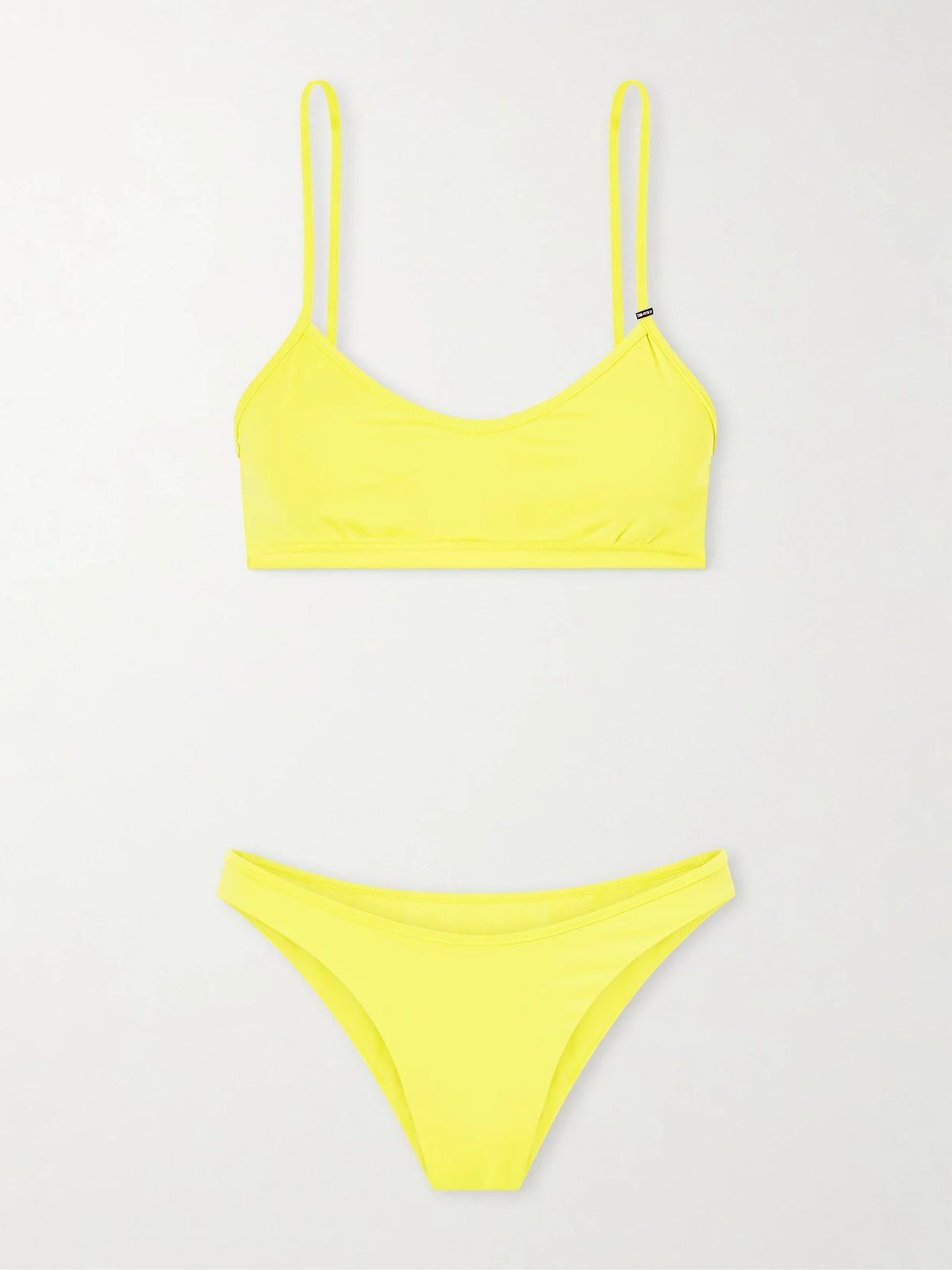 Logo-embellished Triangle Bikini