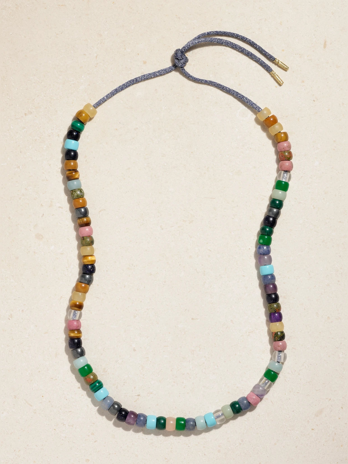 Forte Beads Moonbow 18-karat Gold And Lurex Multi-stone Necklace Kit