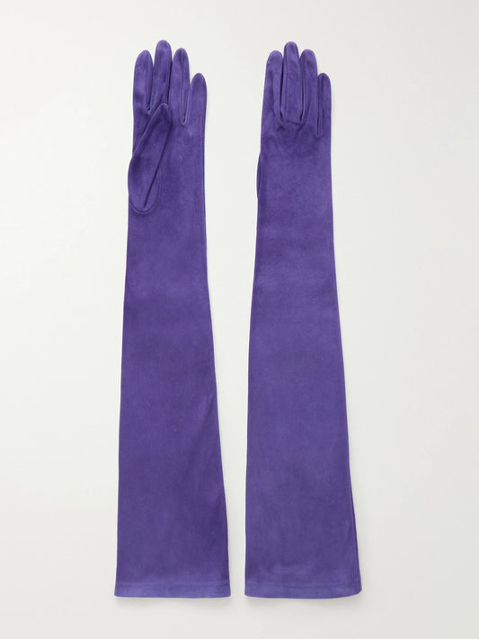 KHAITE Remo Suede Gloves