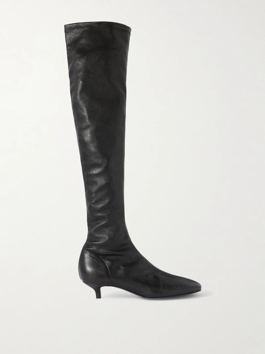 TOTEME Leather Knee Boots
