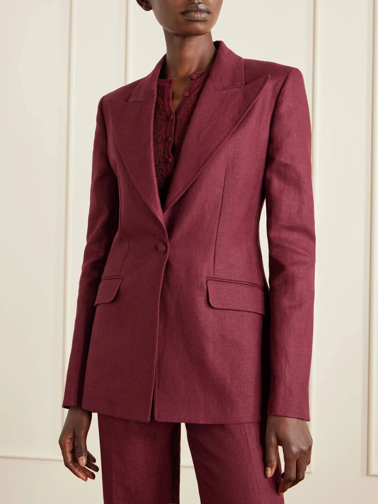 Leiva Linen-twill Blazer