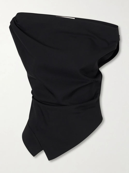 RÓHE Off-the-shoulder Draped Jersey Blouse