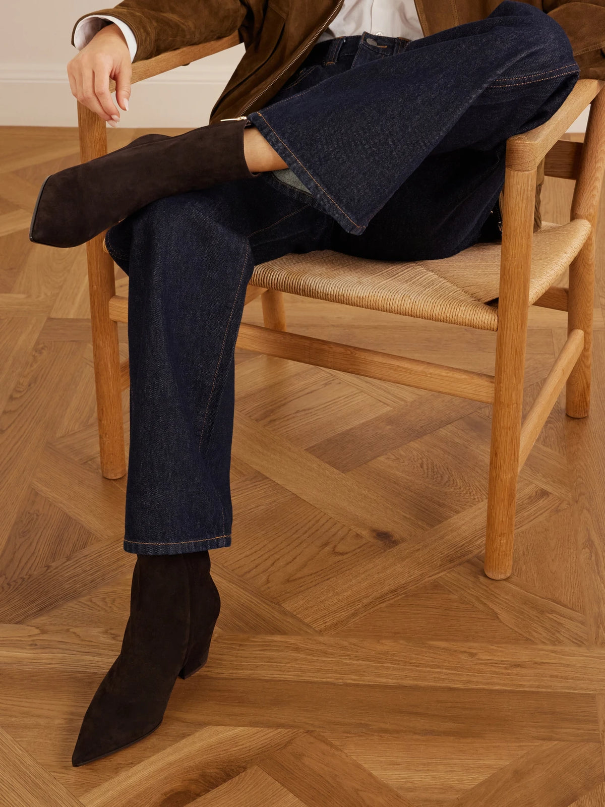 Kienna 55 Suede Ankle Boots