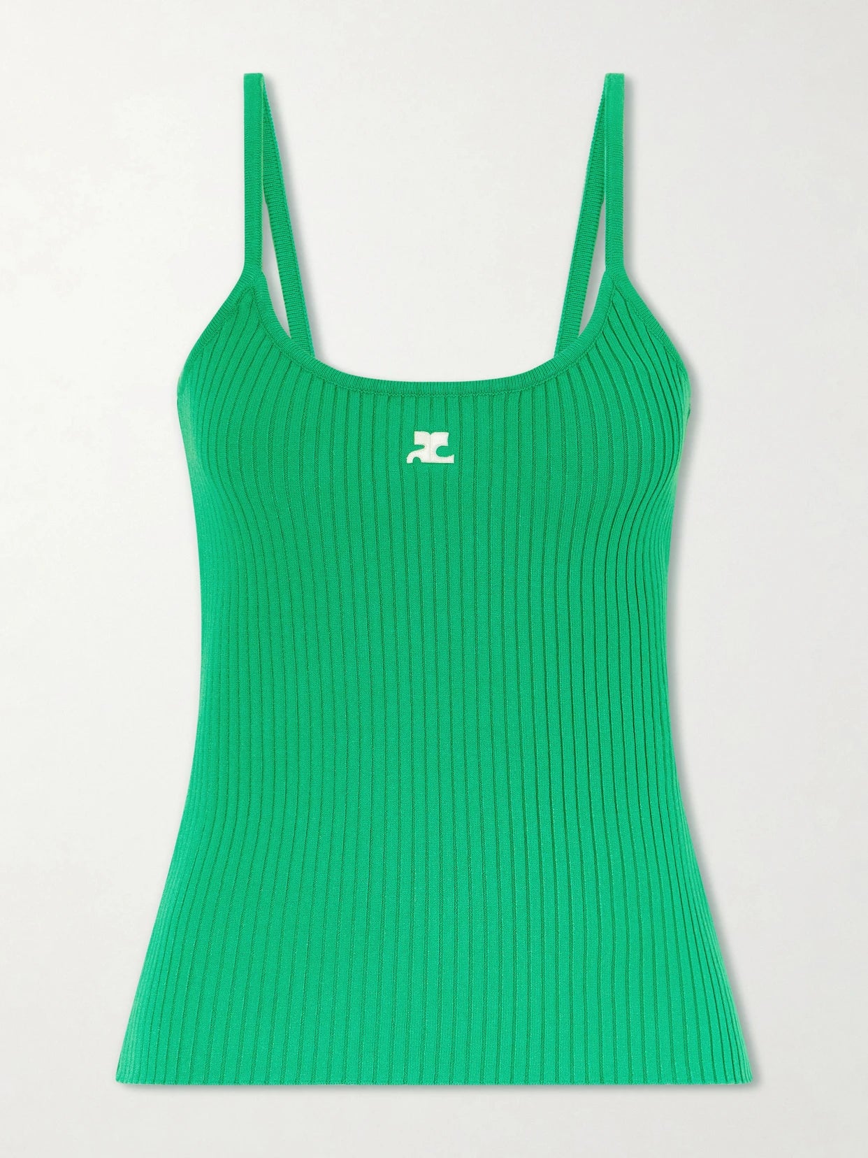 Reedition Logo-appliquéd Ribbed-knit Tank