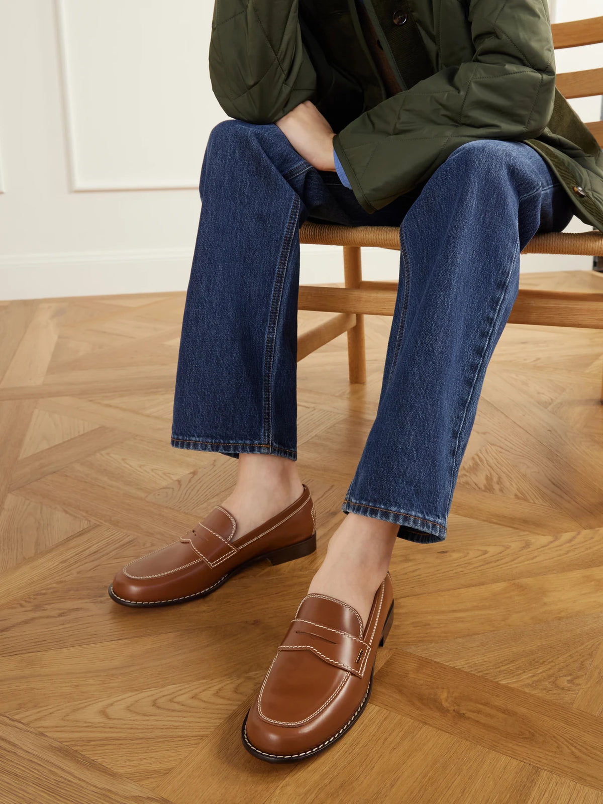 Tod's Logo-embellished Leather Loafers