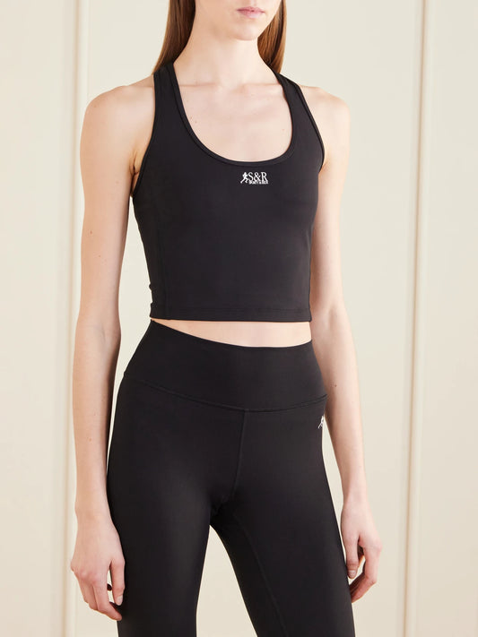 Runner Sports Tech-jersey Cropped Tank Top