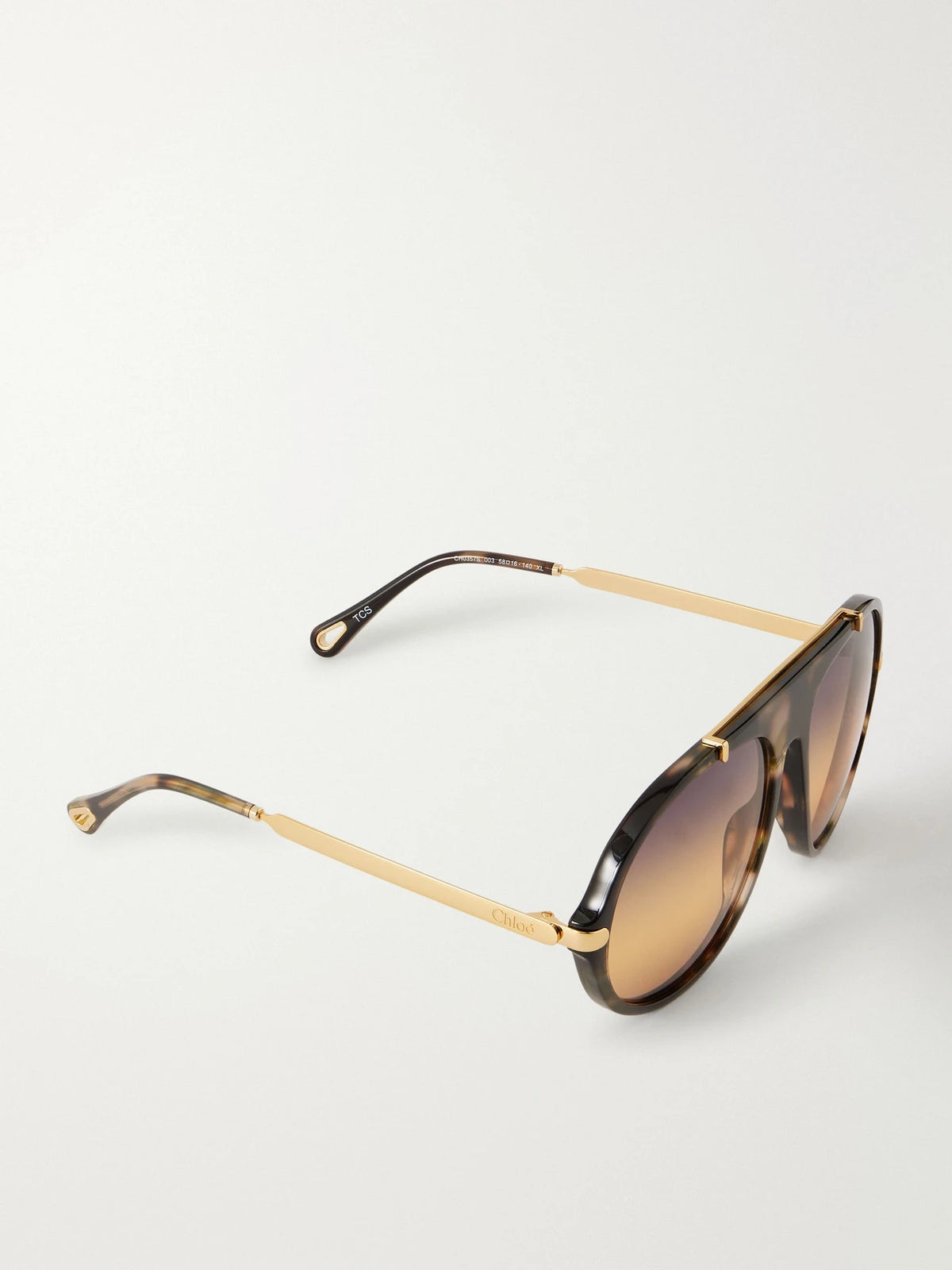 Aly Aviator-frame Acetate Sunglasses