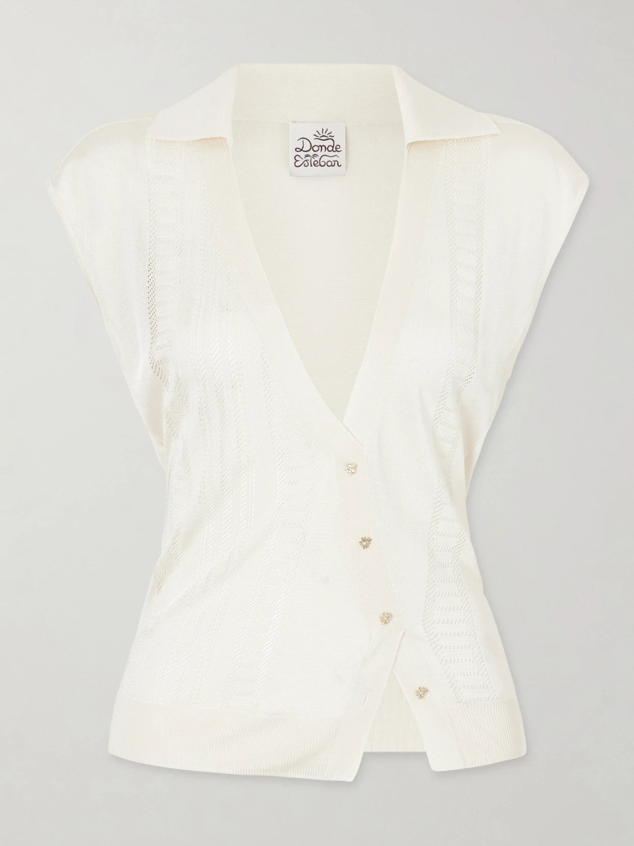 Guayabera Stretch-knit Coverup