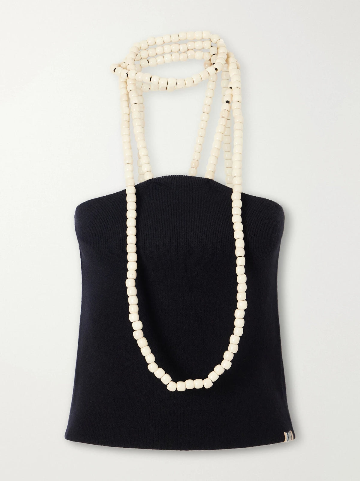 Extreme Candy Beaded-detail Cashmere-blend Knitted Tank
