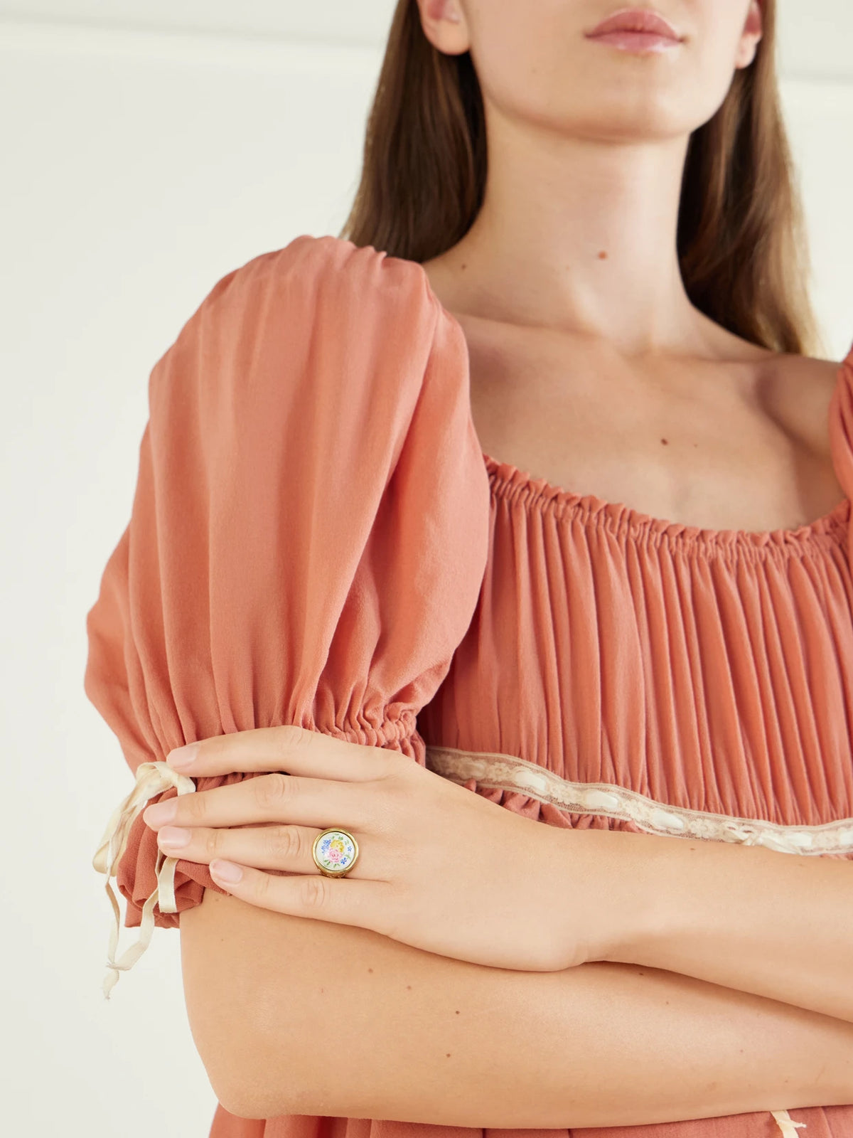 Image of Rings. Product name - Gold-tone Ring in Multi colour by brand - Chloé