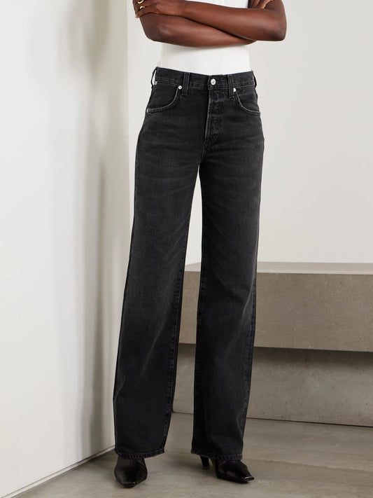 Annina High-rise Wide-leg Jeans - 33"