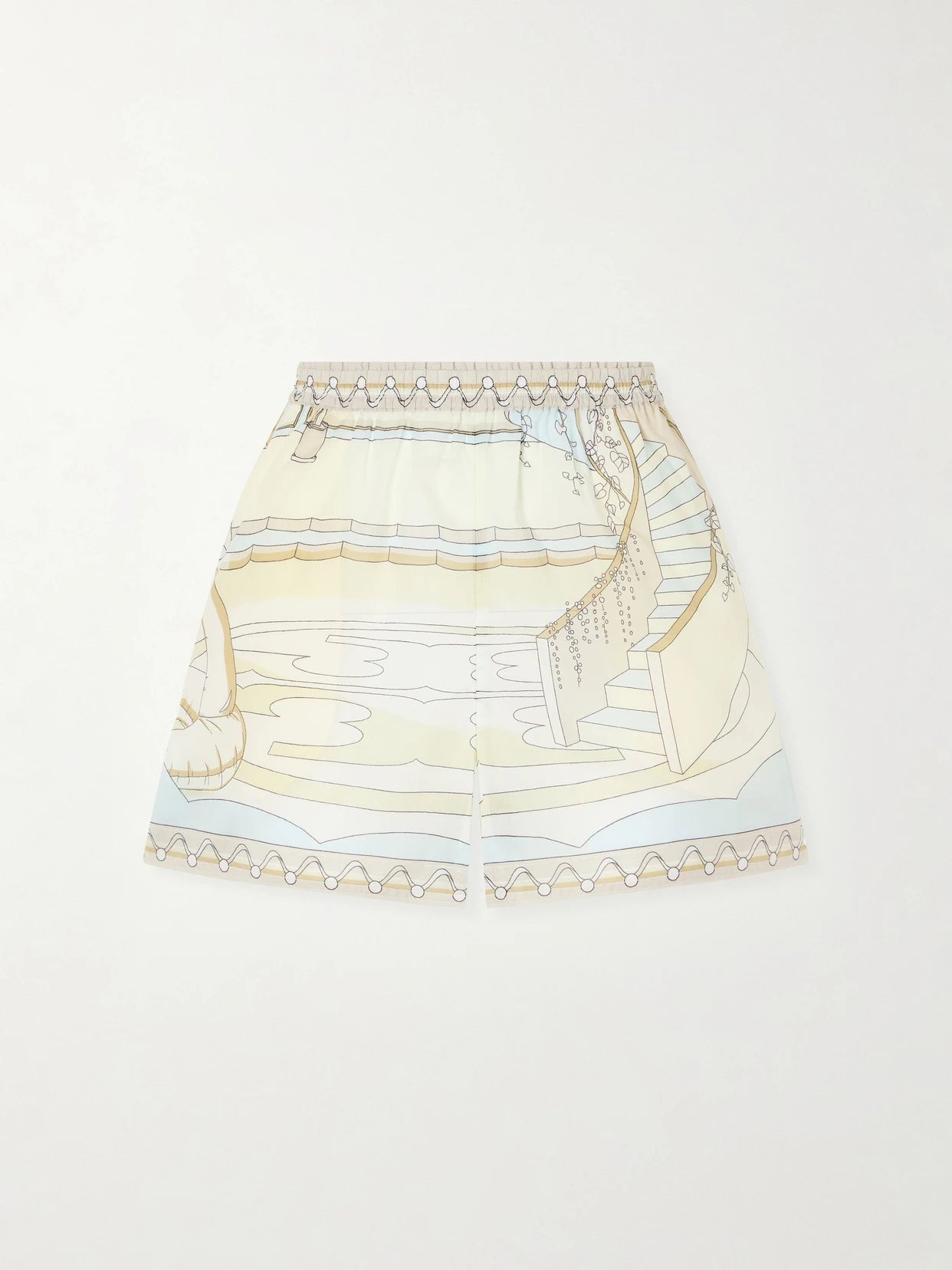 Printed Cotton Shorts