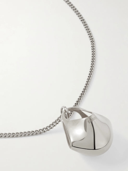 Lotus Small Silver-tone Necklace