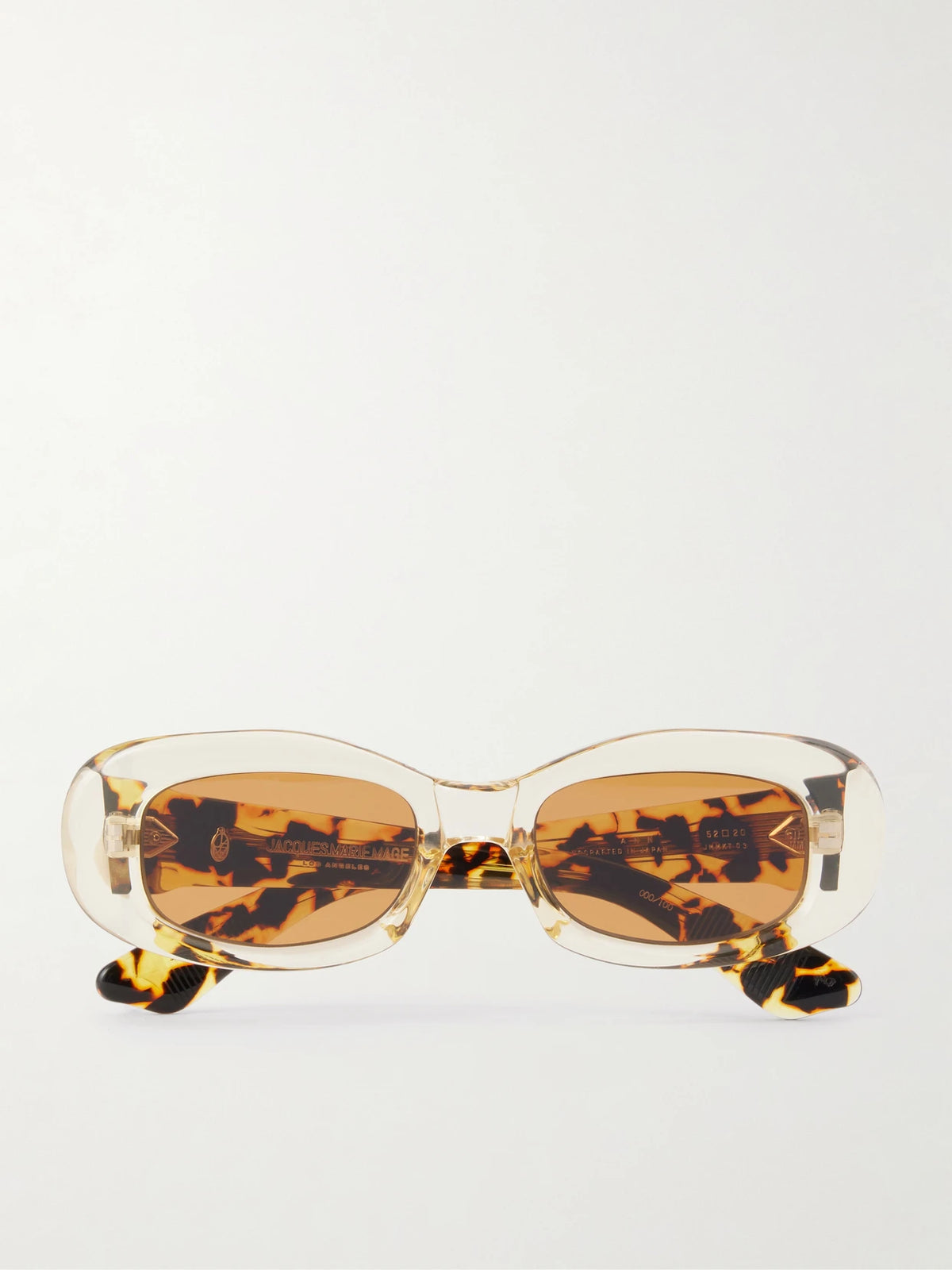 Ann Oval-frame Tortoiseshell Acetate Sunglasses