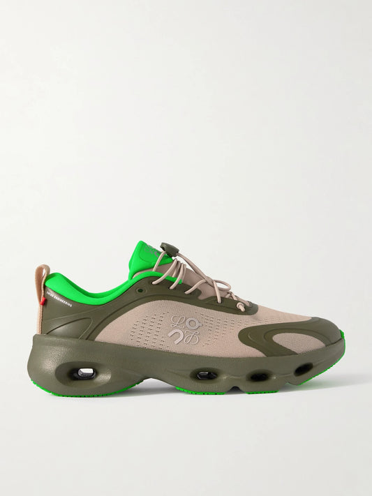 LOEWE + On Cloud Rubber-trimmed Recycled-mesh Sneakers