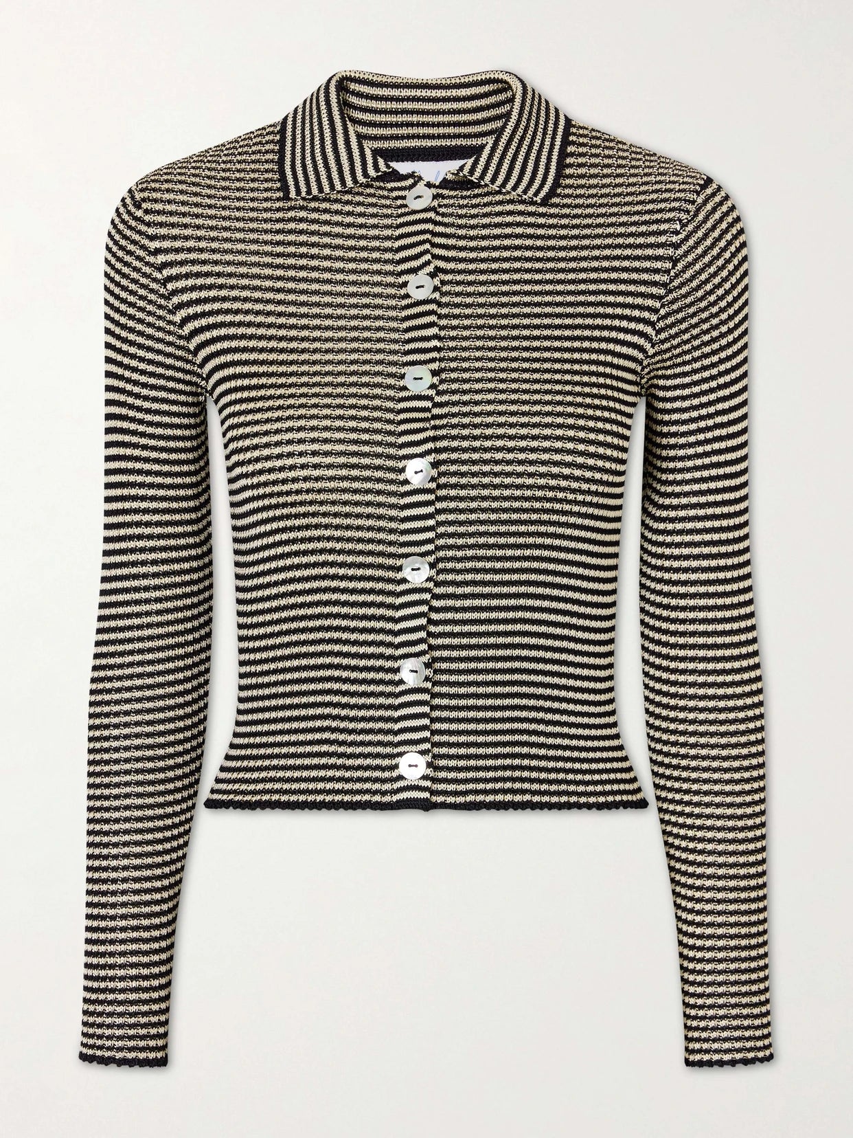 Striped Knitted Cardigan