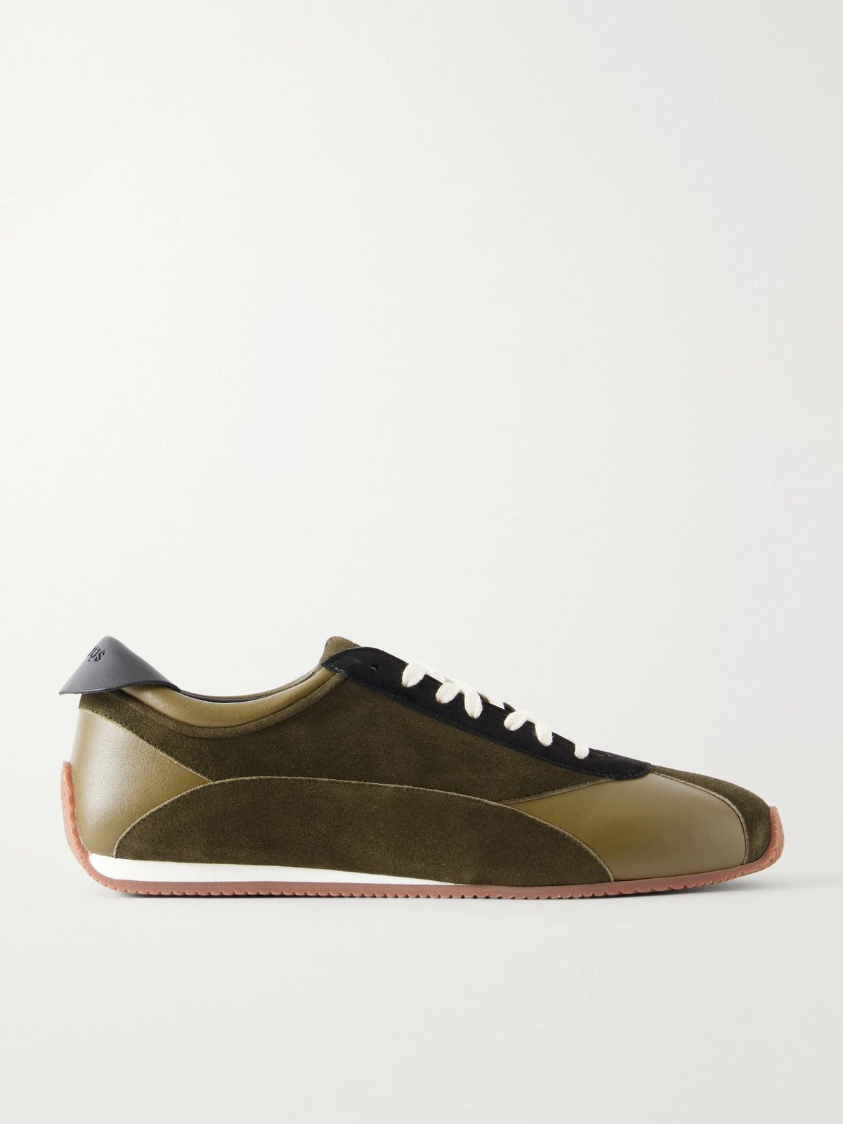 Berenices Suede And Leather Sneakers