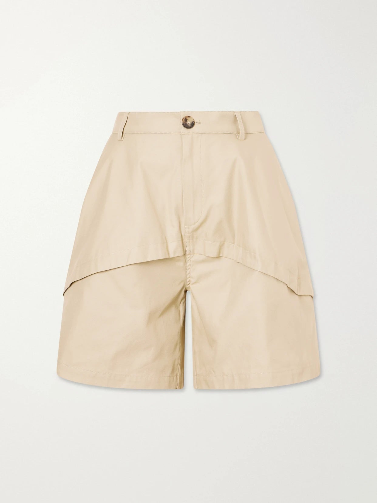 + Paula's Ibiza Paneled Cotton Gabardine Shorts
