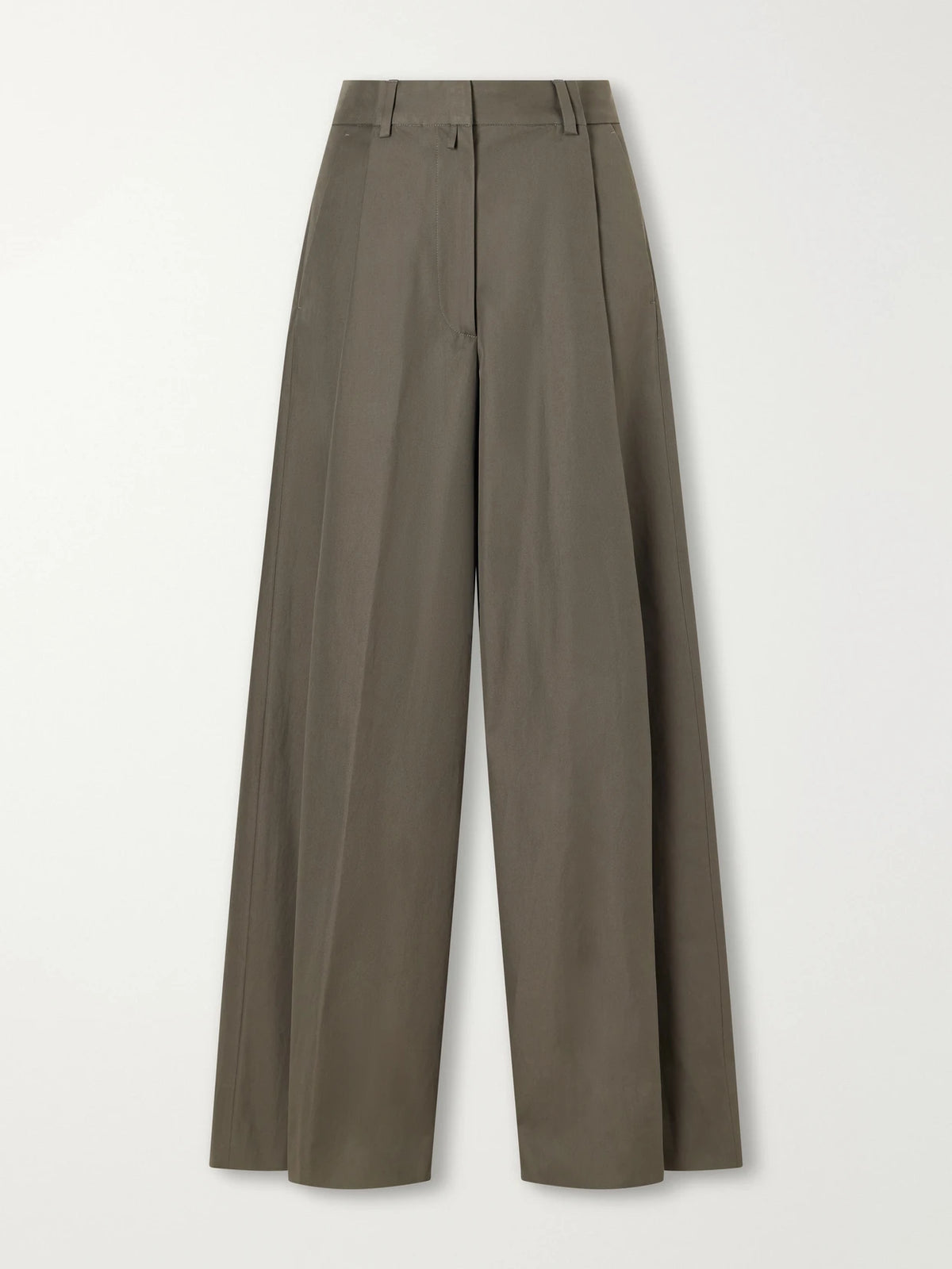 Dries Van Noten Cotton-twill Wide-leg Pants
