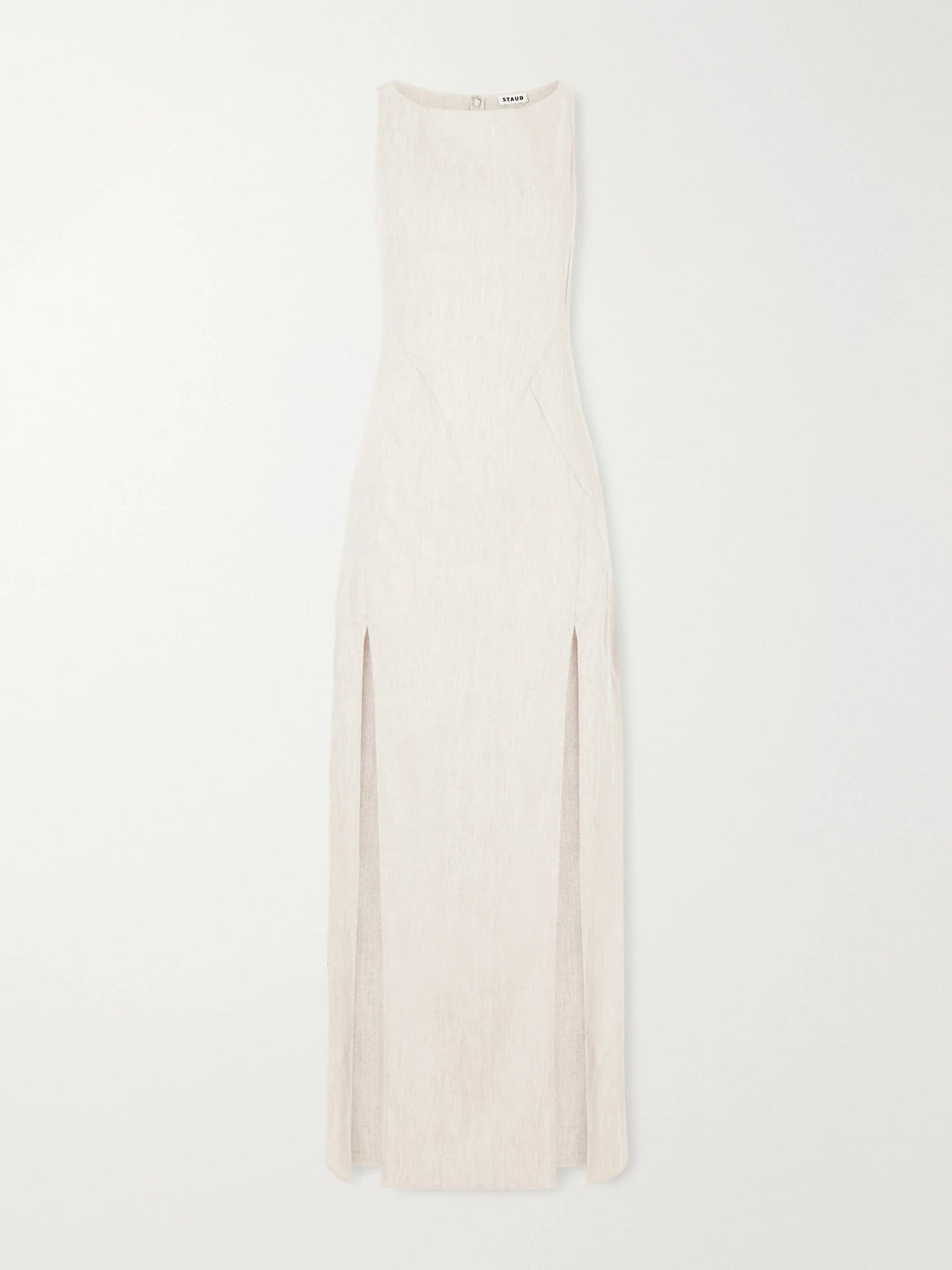 Linen-blend Maxi Dress