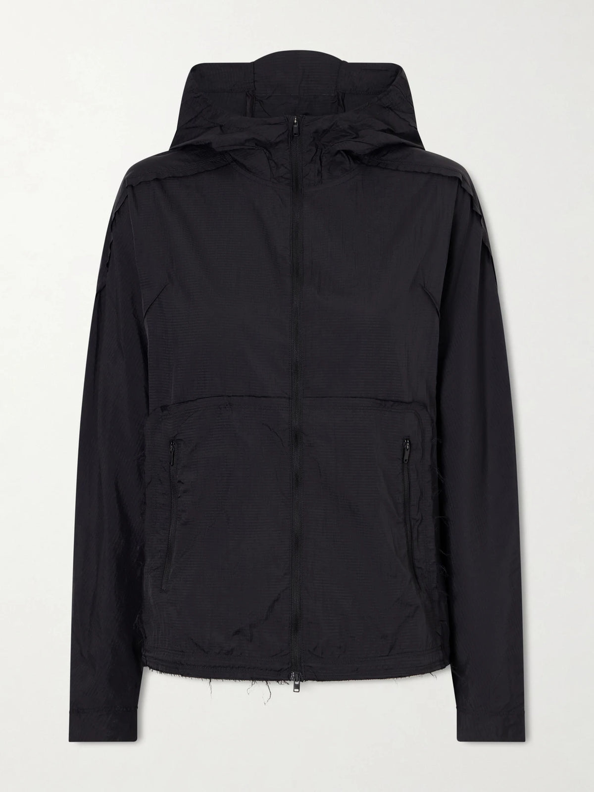 + Y-3 Frayed Lightweight Hooded Jacket